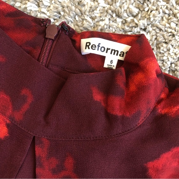 Reformation Castalia Dress - Sanguine - Picture 5 of 7